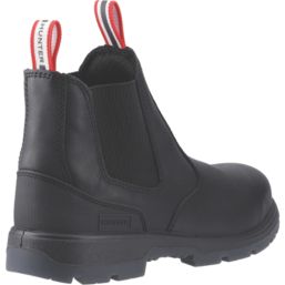 Hunter Twister Dealer Size 7  Black Water-Resistant Steel Toe Cap Safety Dealer Boots