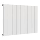 Reina Casina Single 600mm x 850mm 2211BTU White Horizontal Designer Radiator