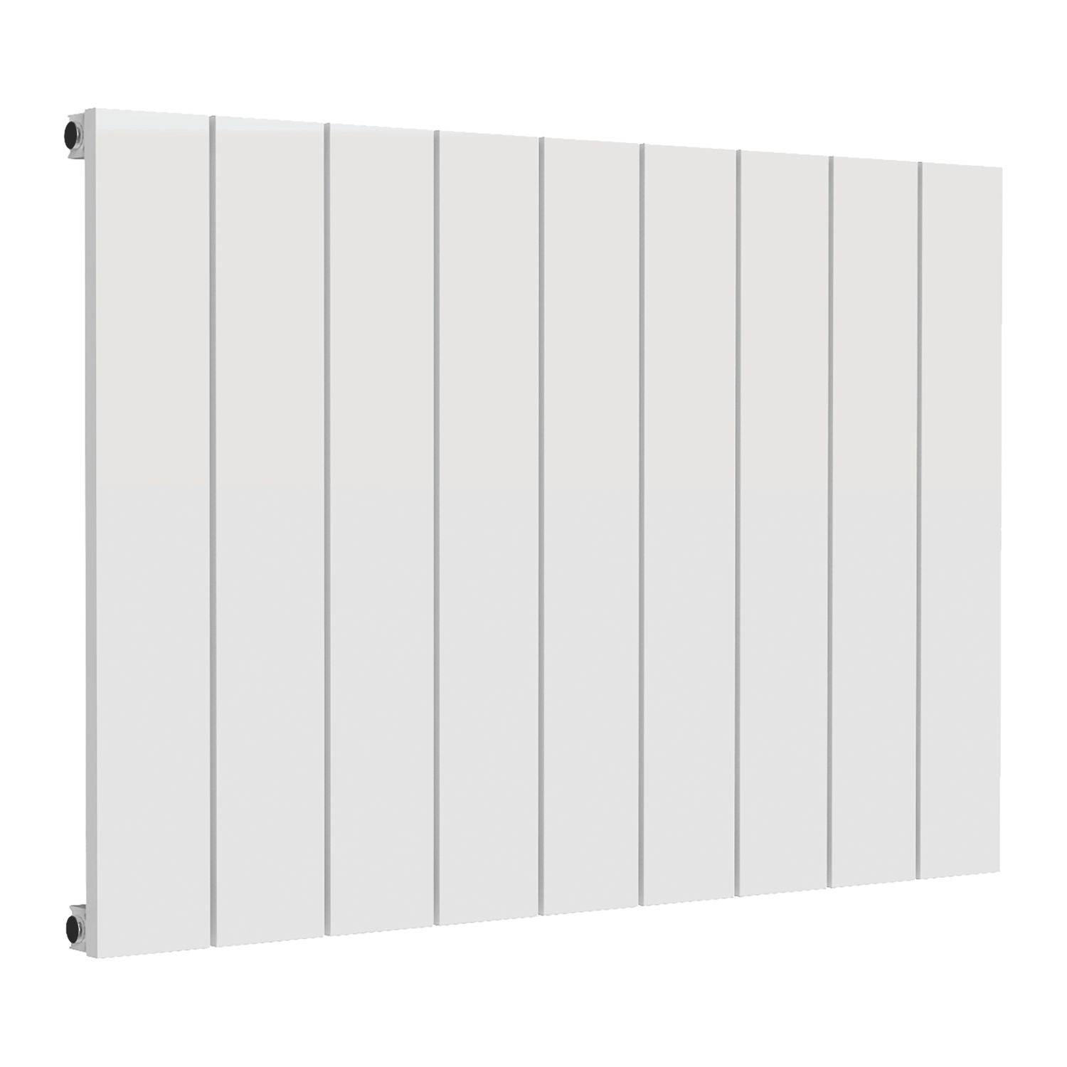 Reina Casina Single 600mm x 850mm 2211BTU White Horizontal Designer Radiator (448EE)