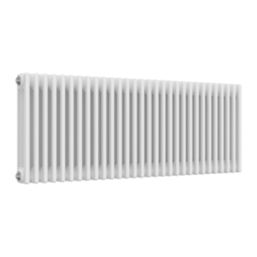 Reina 500mm x 1370mm 5173BTU White Horizontal 3 Column Radiator