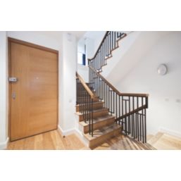 Ansell Disco Slim Indoor & Outdoor Round LED Wall/Ceiling Light White 8W 575-643lm