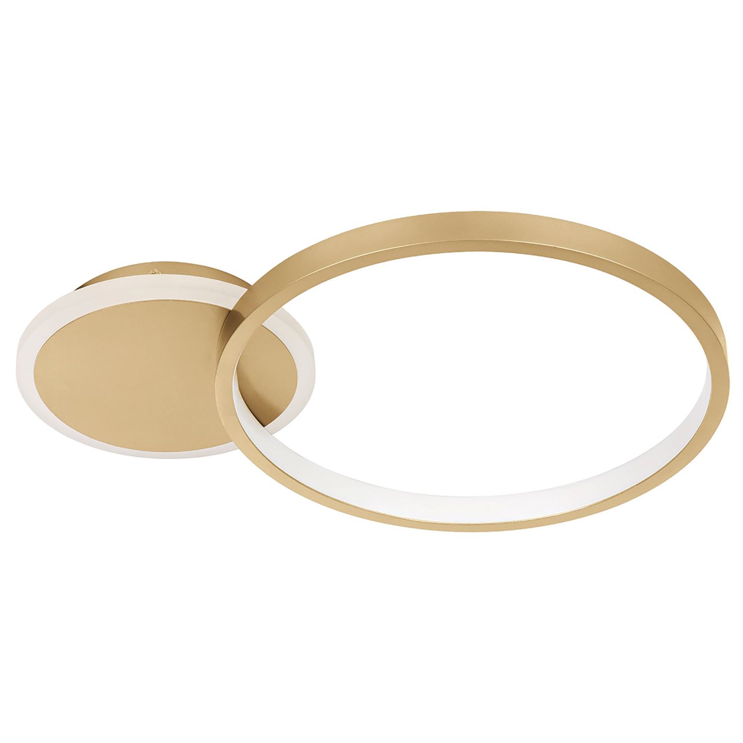 Eglo Gafares LED Ceiling Light Gold/White 15W 2100lm (448PL)