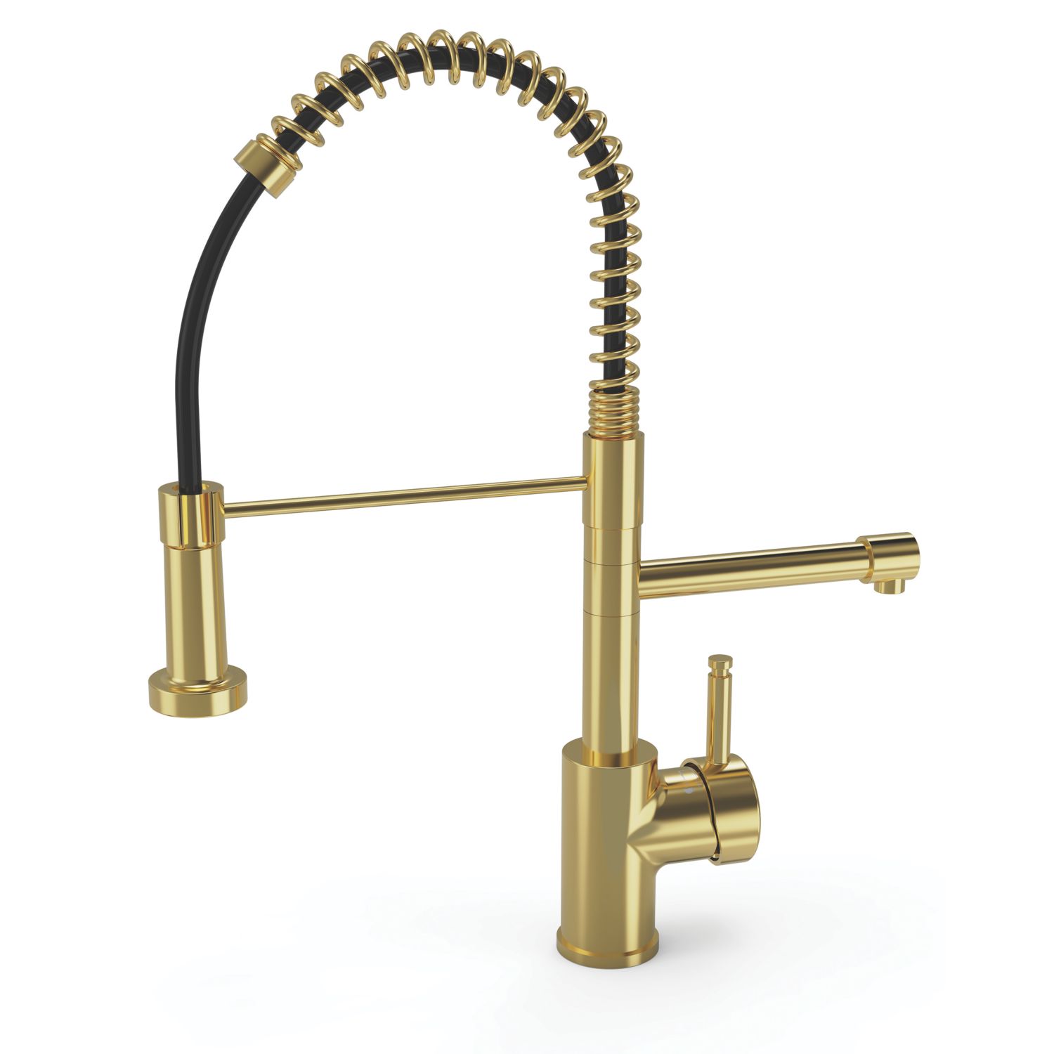 ETAL Multi-Use 3-in-1 Boiling Water Kitchen Tap with Handset Brushed Brass (448RG)