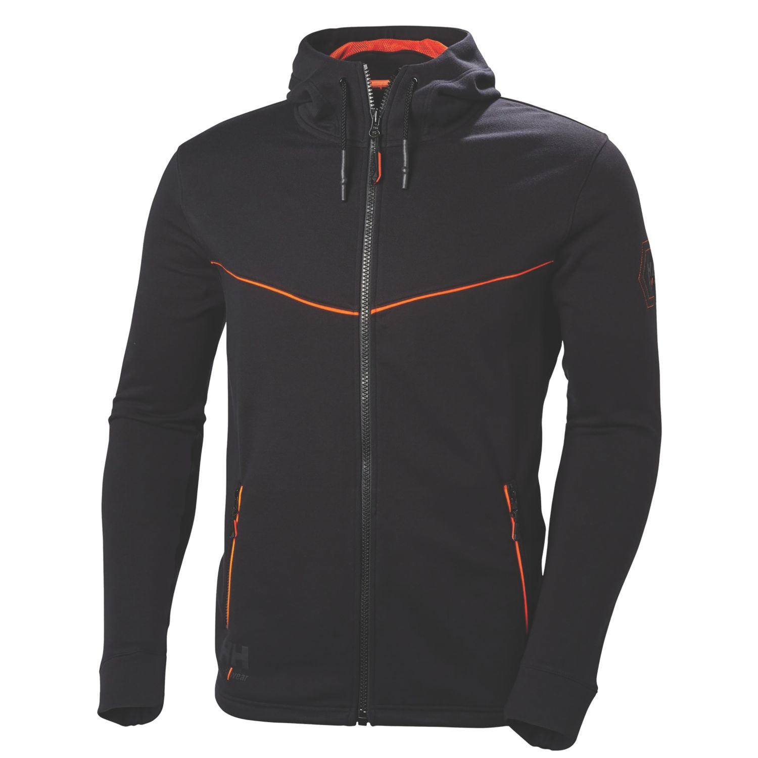 Helly Hansen Chelsea Evolution Hoodie Black Small 36" Chest (448RV)