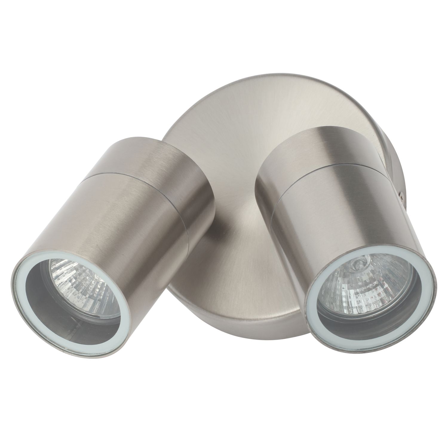 Zink Leto Outdoor Wall Light Fitting Stainless Steel (448VJ)