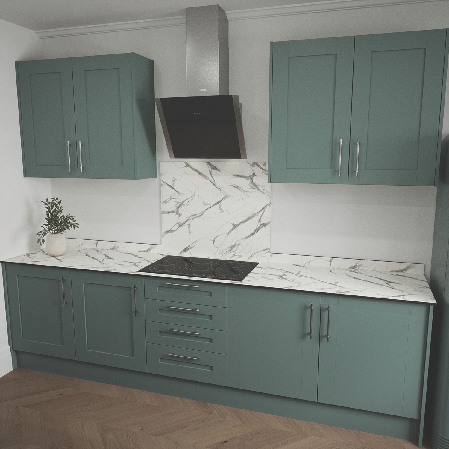 Mariz Vena White Splashback 750mm x 900mm x 12mm (448YY)