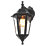 Zinc BIANCA Outdoor Up / Down Lantern Wall Light Black