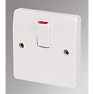 MK Logic Plus 20A 1-Gang DP Control Switch White