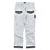 Site Jackal Work Trousers White / Grey 36" W 32" L