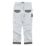Site Jackal Work Trousers White / Grey 36" W 32" L