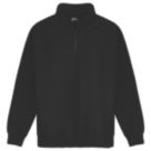 Pro RTX  1/4 Neck Zip Sweatshirt Black Large 41 / 43" Chest