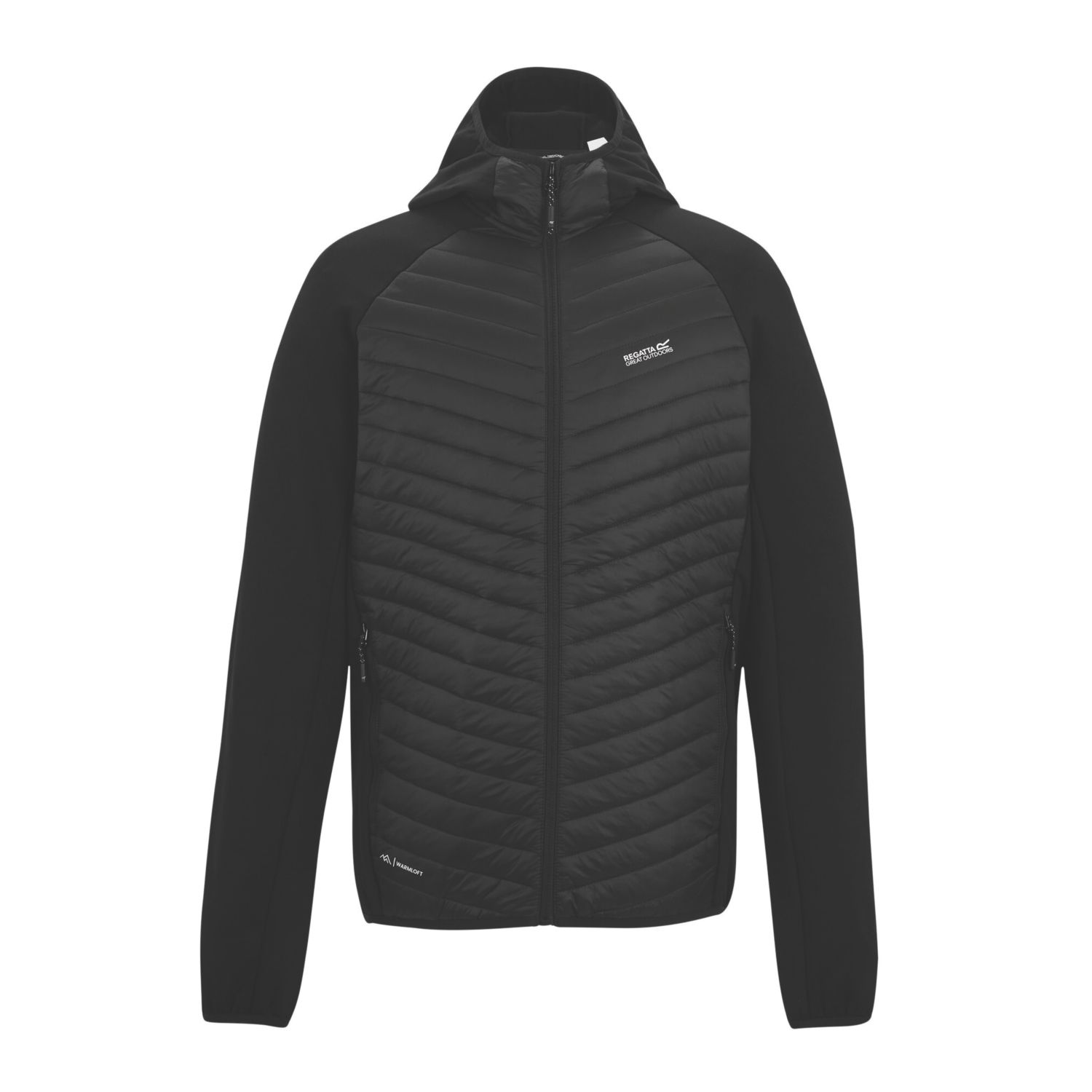 Regatta Andreson Hybrid Jacket Black Medium 42.5" Chest (449AR)