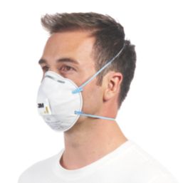 3M 8822 Cool Flow Disposable Valved Masks P2 5 Pack
