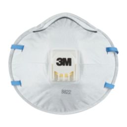 3M 8822 Cool Flow Disposable Valved Masks P2 5 Pack
