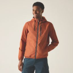 Regatta Shorebay Waterproof Jacket Brick / Black Medium Size 46.4" Chest