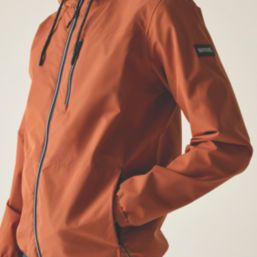 Regatta Shorebay Waterproof Jacket Brick / Black Medium Size 46.4" Chest