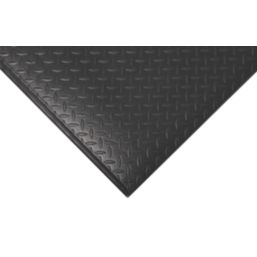 COBA Orthomat Diamond Anti-Fatigue Floor Mat Black 18.3m x 1.2m x 9mm