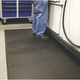 COBA Orthomat Diamond Anti-Fatigue Floor Mat Black 18.3m x 1.2m x 9mm