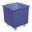 Essentials  Storage Container Blue 72Ltr