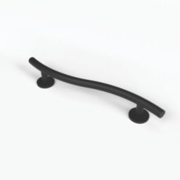 Nymas NymaSTYLE Curved Household Luxury Grab Rail Matt Black 620mm