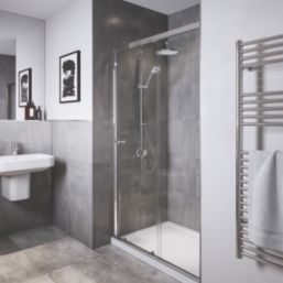 Mira Minimal Rear-Fed Exposed Chrome Thermostatic Dual Outlet Mixer Shower