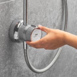 Mira Minimal Rear-Fed Exposed Chrome Thermostatic Dual Outlet Mixer Shower