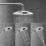 Mira Minimal Rear-Fed Exposed Chrome Thermostatic Dual Outlet Mixer Shower