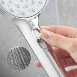 Mira Minimal Rear-Fed Exposed Chrome Thermostatic Dual Outlet Mixer Shower