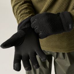 Regatta Borg Gloves Black - 800 Small / Medium 1 Pair