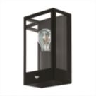 Eglo Alamonte Outdoor Wall Light With PIR Sensor Black