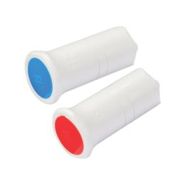 Hep2O  Plastic Push-Fit Keyless Blanking Pegs 22mm 2 Pack