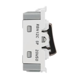 British General Nexus 20A Grid SP Centre Off Control Switch Black Nickel