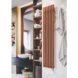 Terma Rolo Wall-Mounted Smart Designer Radiator Copper 800W - Screwfix