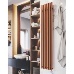 Terma Rolo Wall-Mounted Smart Designer Radiator Copper 800W - Screwfix