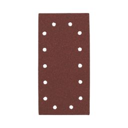 Flexovit  A203F 120 Grit 14-Hole Punched Multi-Material Sanding Sheets 230mm x 115mm 5 Pack