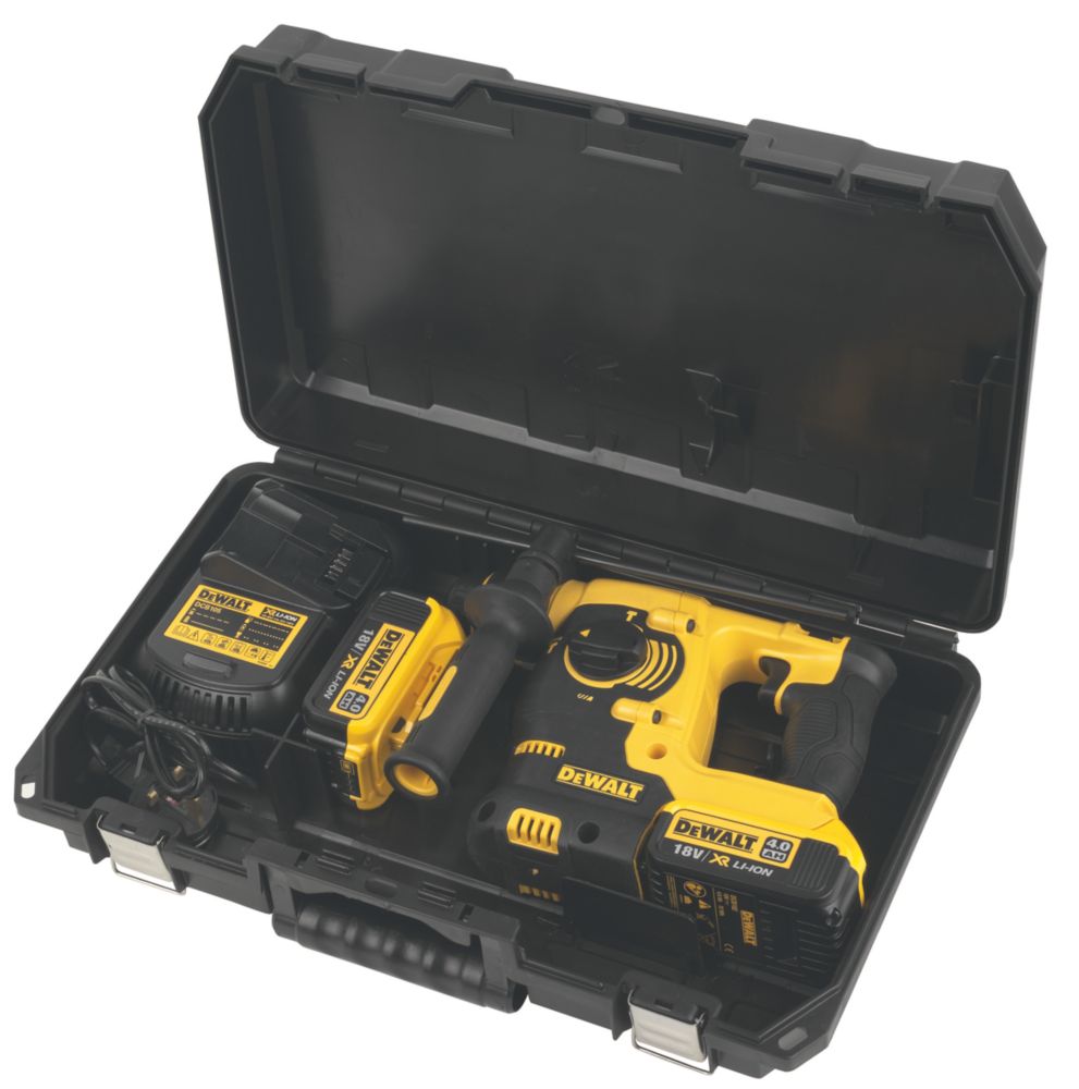 LOT DEWALT : Perforateur 18V 4Ah Li-Ion SDS+ DCH253M2 + Multi