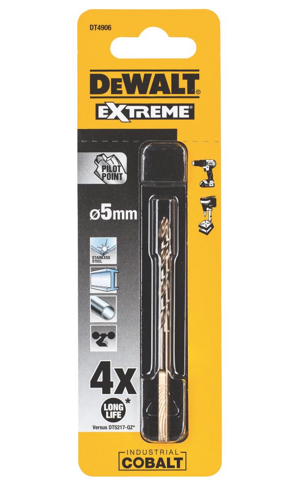 Extra long hss drill best sale bits screwfix