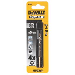 DeWalt Extreme Hex Shank Metal Drill Bits 5mm x 86mm