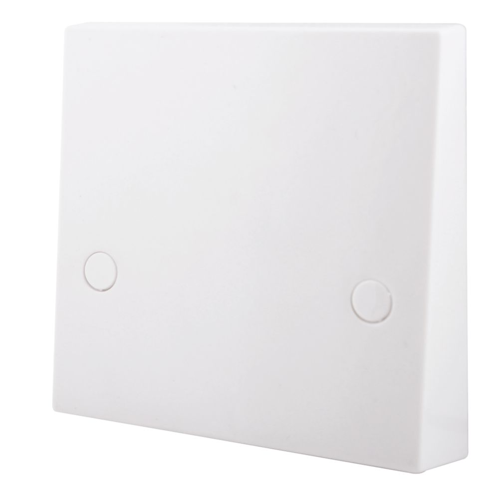 British General 900 Series 45A Unswitched Cooker Outlet Plate  White