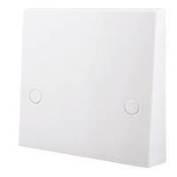 British General 900 Series 45A Unswitched Cooker Outlet Plate  White