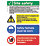 "Site Safety" Sign 400mm x 300mm 25 Pack