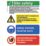 Essentials  "Site Safety" Signs 400mm x 300mm 25 Pack