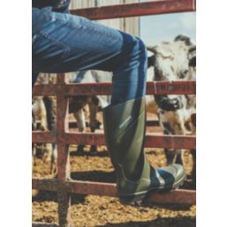 Nora Noramax Pro S5 Size 10  Green Steel Toe Cap Safety Wellies