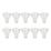 LAP Wide Beam Angle  GU10 LED Light Bulb 345lm 2.5W 10 Pack