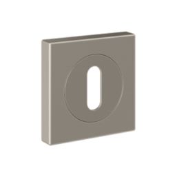 Cooke & Lewis Lormel Standard Escutcheon (Pair) Satin Nickel 52mm