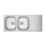 Clearwater Okio 2 Bowl Stainless Steel Kitchen Sink  1160mm x 500mm