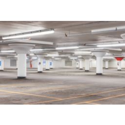 Knightsbridge Torlan Single 6ft Maintained or Non-Maintained Switchable Emergency LED Batten 30/60W 4750 - 8660lm