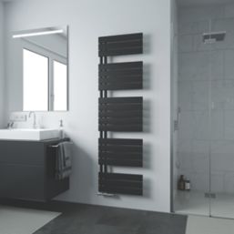 Ximax 1720mm x 500mm 2952BTU Black Flat Designer Towel Radiator