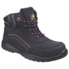 Amblers Lydia Size 7 Womens Black/Pink   Safety Boots