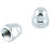 Easyfix Carbon Steel Dome Nuts M6 100 Pack